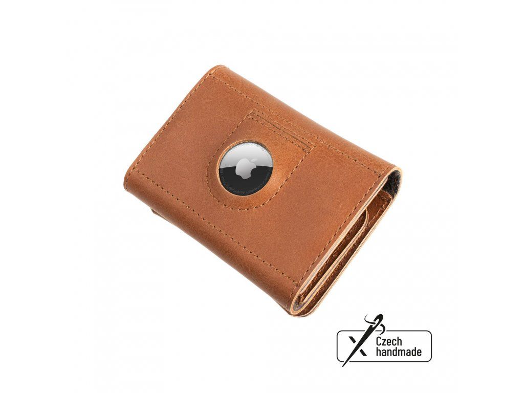 FIXED Tripple Wallet for AirTag Brown