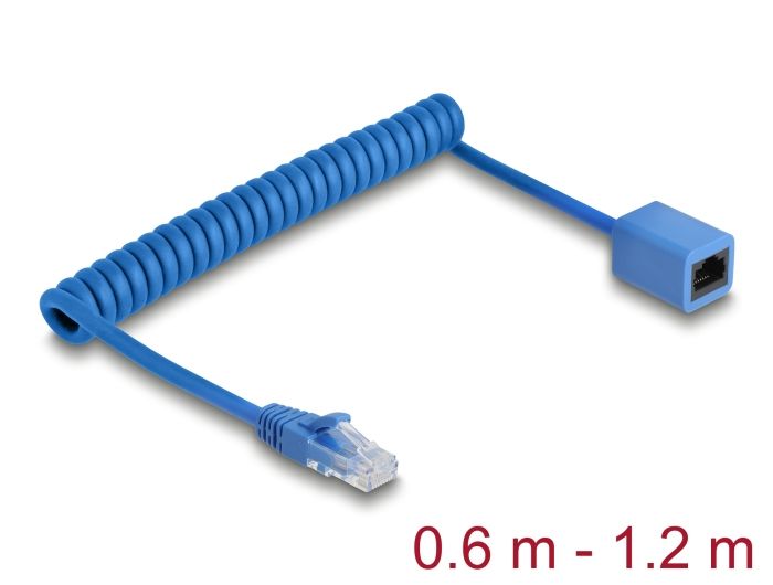 DeLock CAT6 U-UTP Patch Cable 1,2m Blue