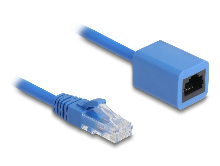 DeLock CAT6 U-UTP Patch Cable 0,75m Blue