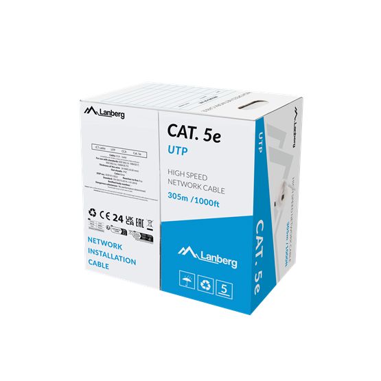 Lanberg CAT5e UTP Installation cable 305m Grey