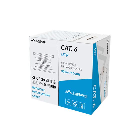 Lanberg CAT6 UTP Installation Cable 305m Grey