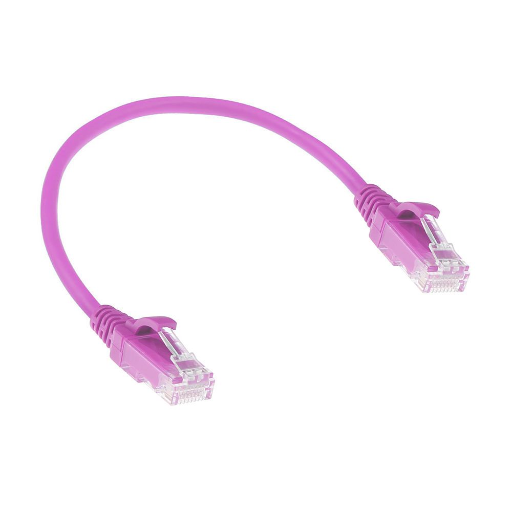 ACT CAT6 U-UTP Patch Cable 0,15m Pink
