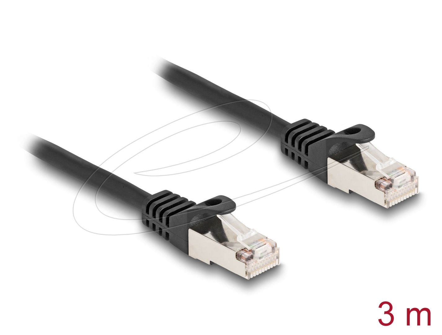 DeLock S-FTP Patch Cable 3m Black