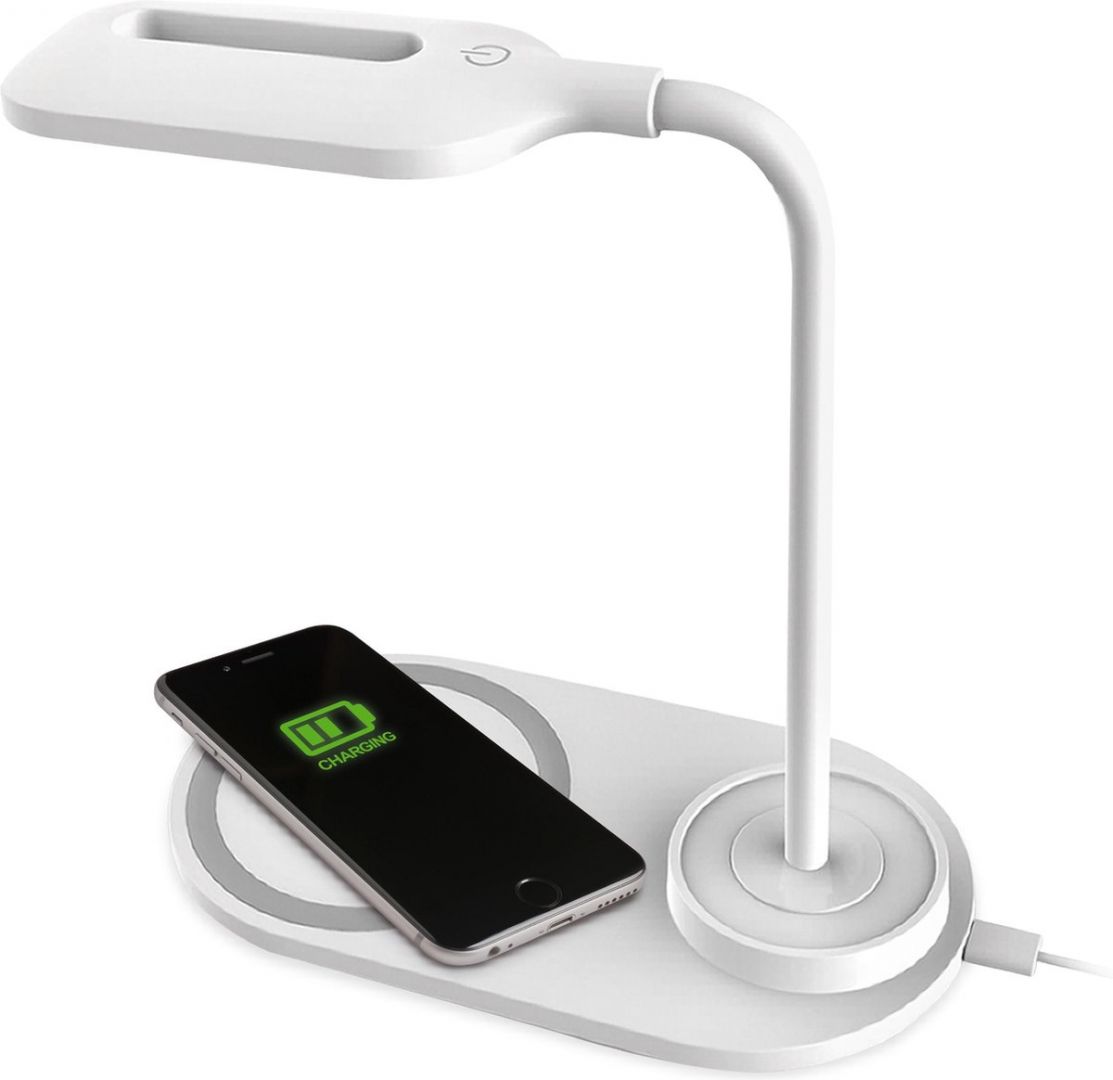 Platinet Desk Lamp Wireless Charger 5W White