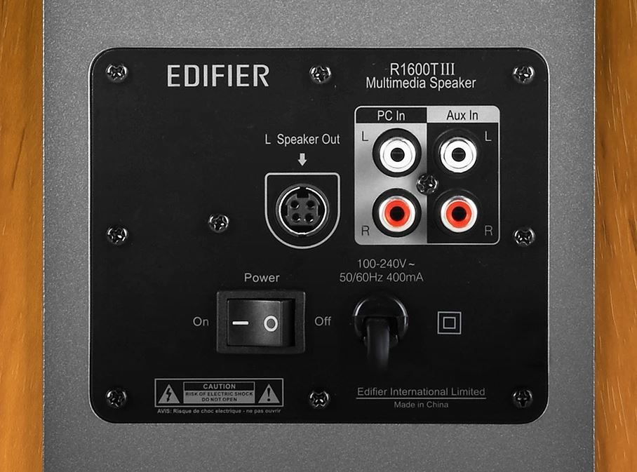 Edifier R1600TIII Active 2.0 Bookshelf Speaker Set Brown