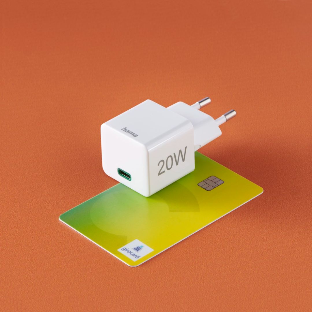 Hama Hálózati adapter USB Type-C Mini PD QC 20W White