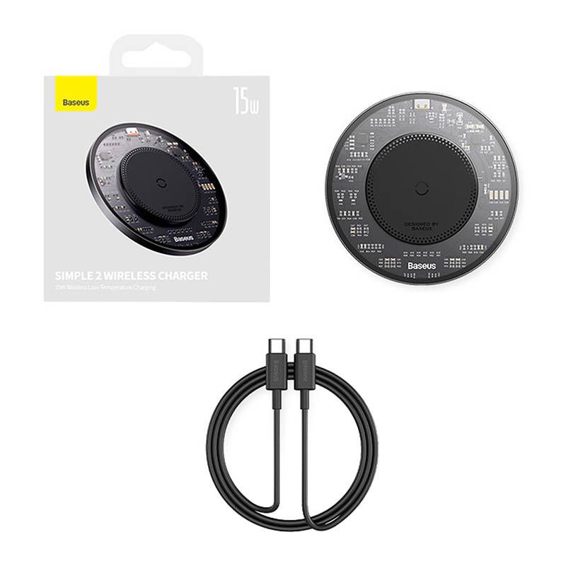 Baseus Simple 2 Wireless Charger Black