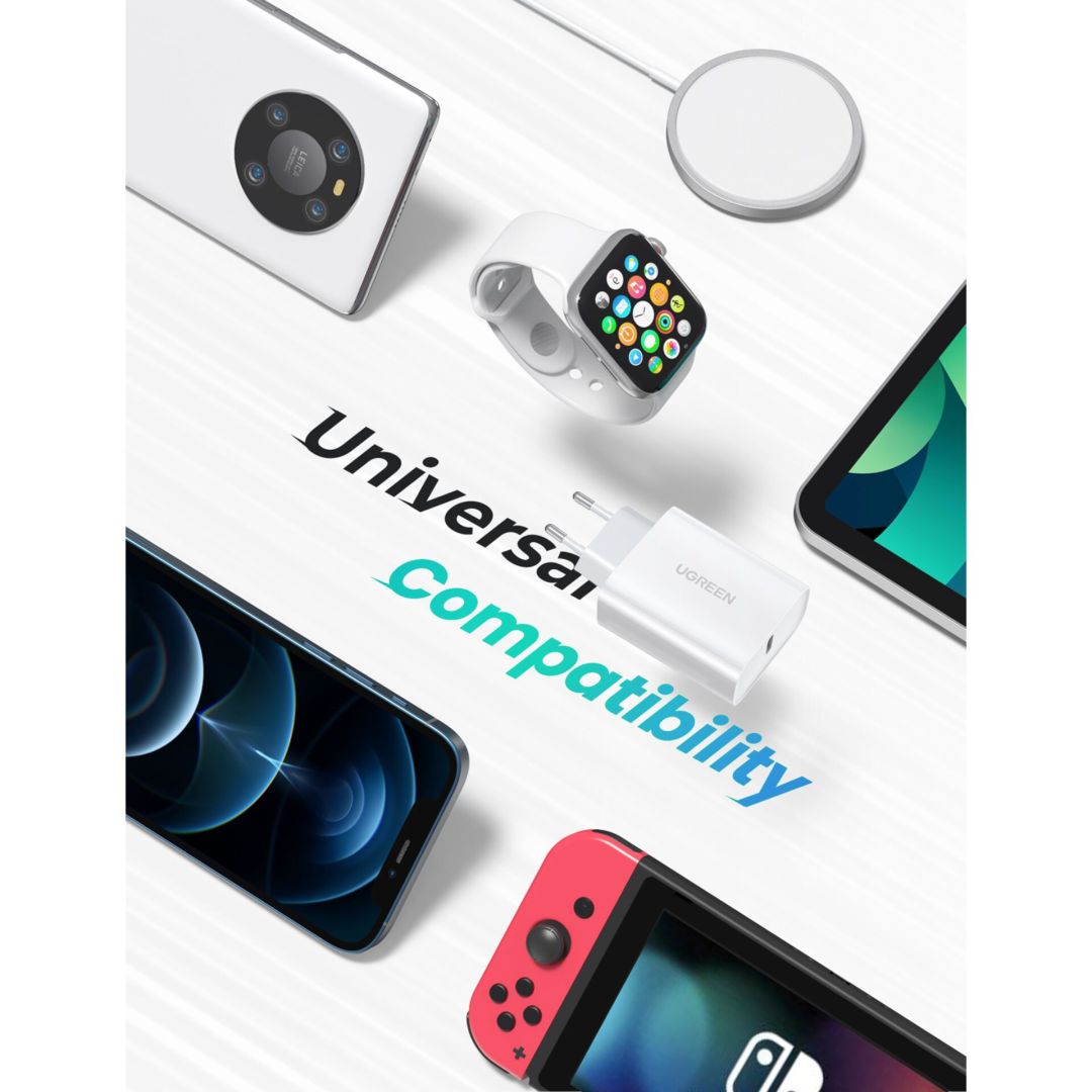 UGREEN NEXODE Wall Charger 20W White