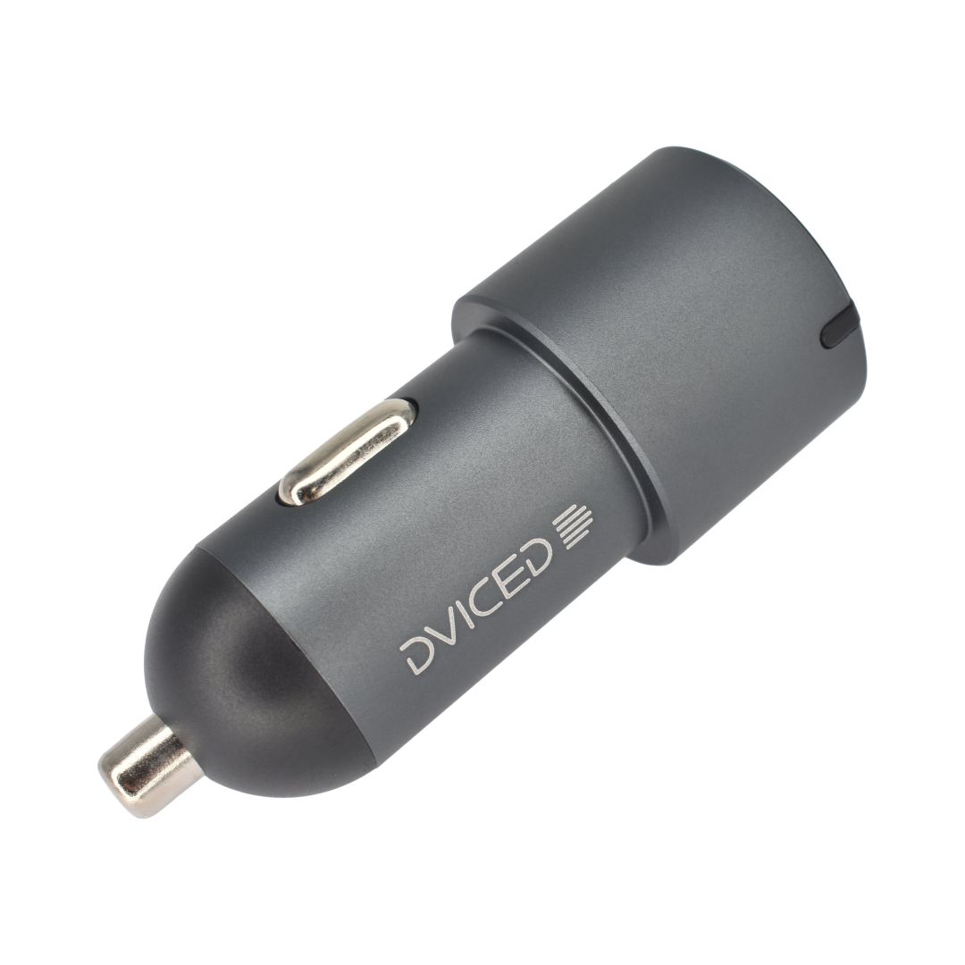 Dviced Car charger triple USB 60W Gray