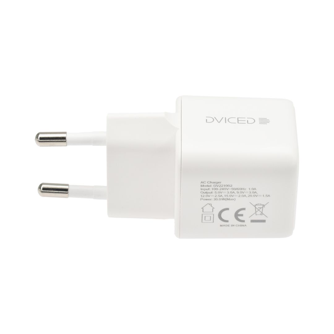 Dviced Wall Charger 30W GaN EU White