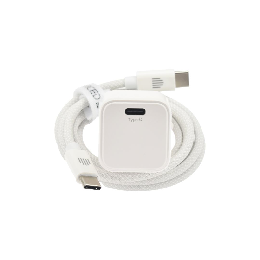 Dviced Wall Charger 30W and 1,25m cable GaN EU White