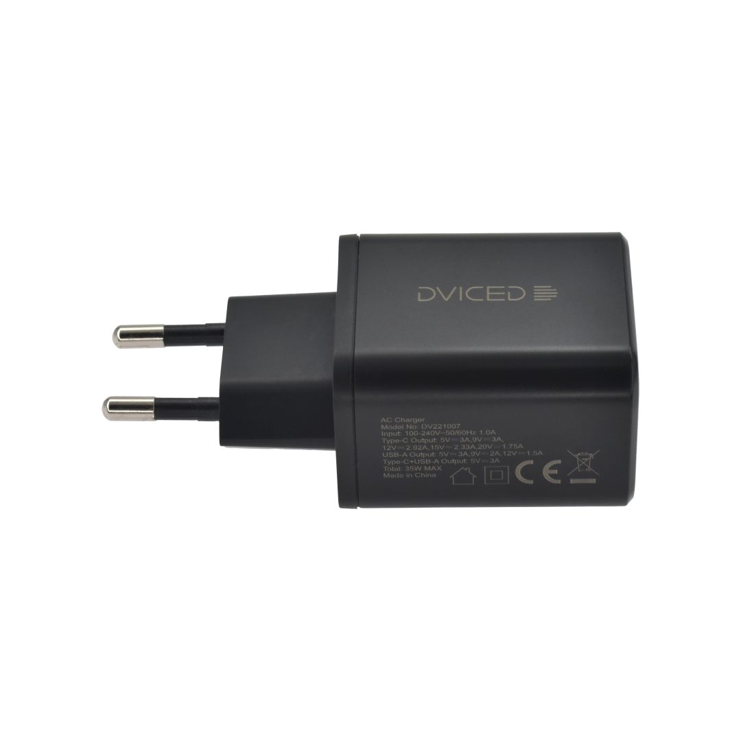 Dviced Wall Charger 35W GaN EU Black