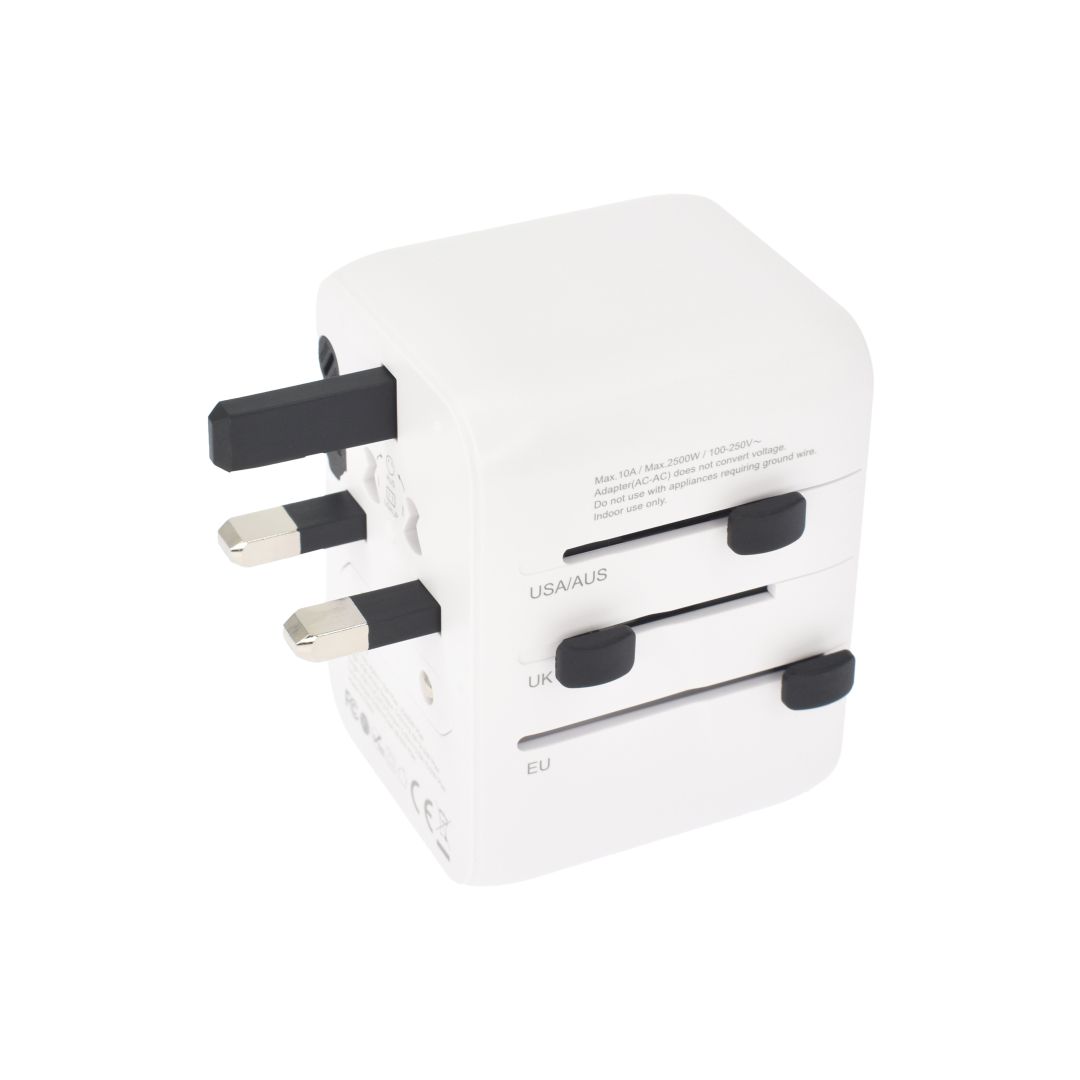 Dviced Universal Travel Adapter 28W White