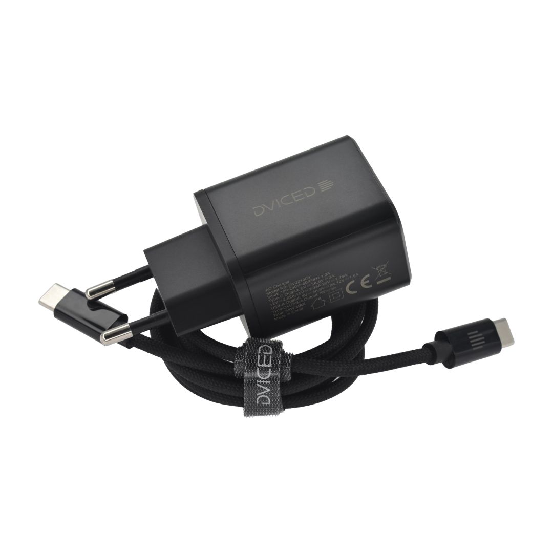 Dviced Wall Charger 35W and 1,25m cable GaN EU Black