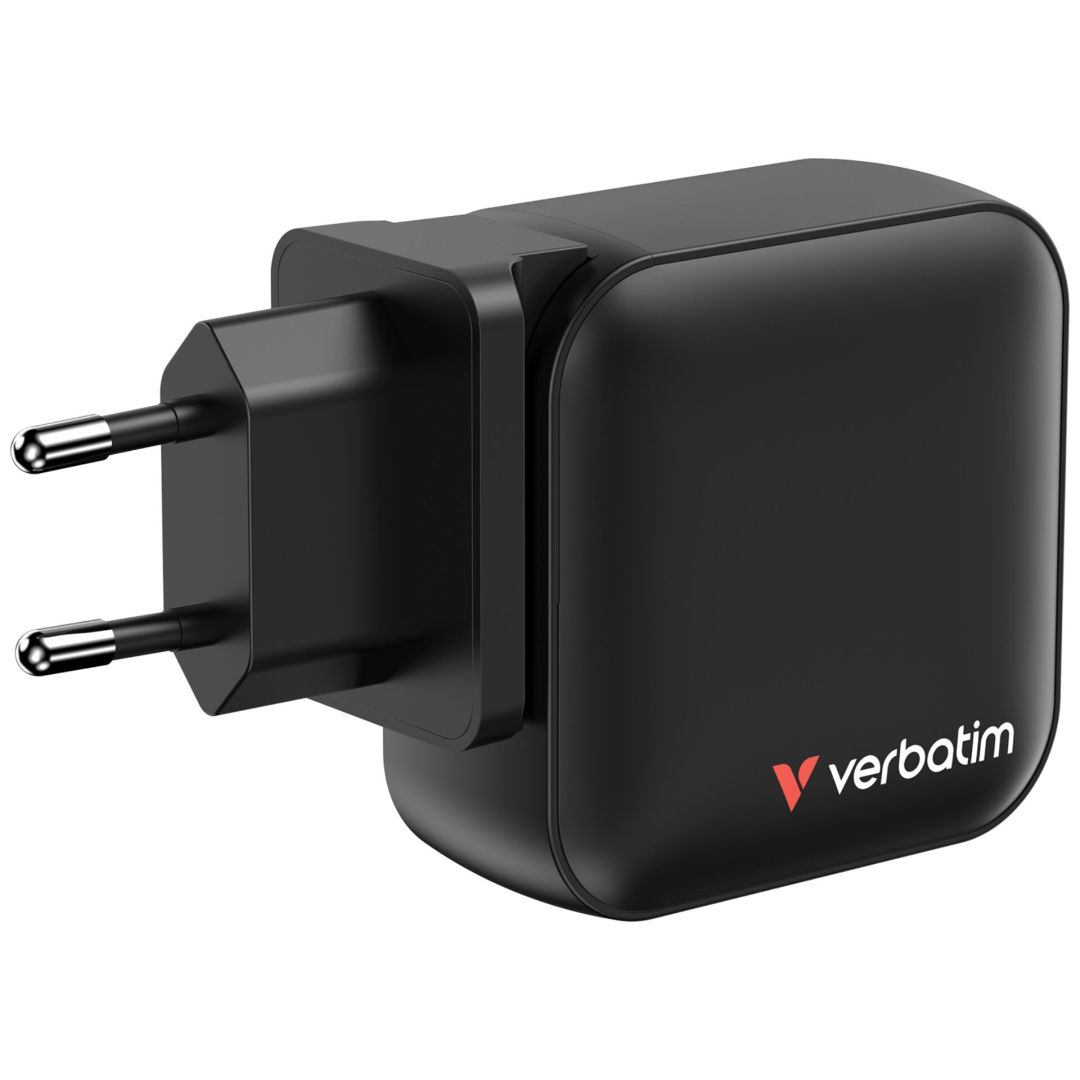 Verbatim Mini GaN Wall Charger 100W 4 Port Black