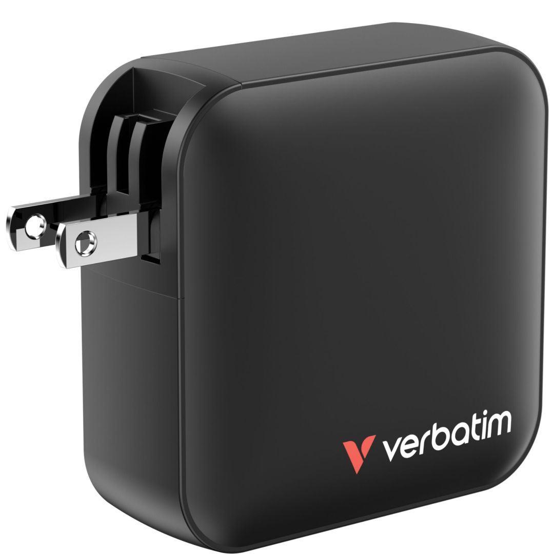 Verbatim Mini GaN Wall Charger 165W 4 Port Black