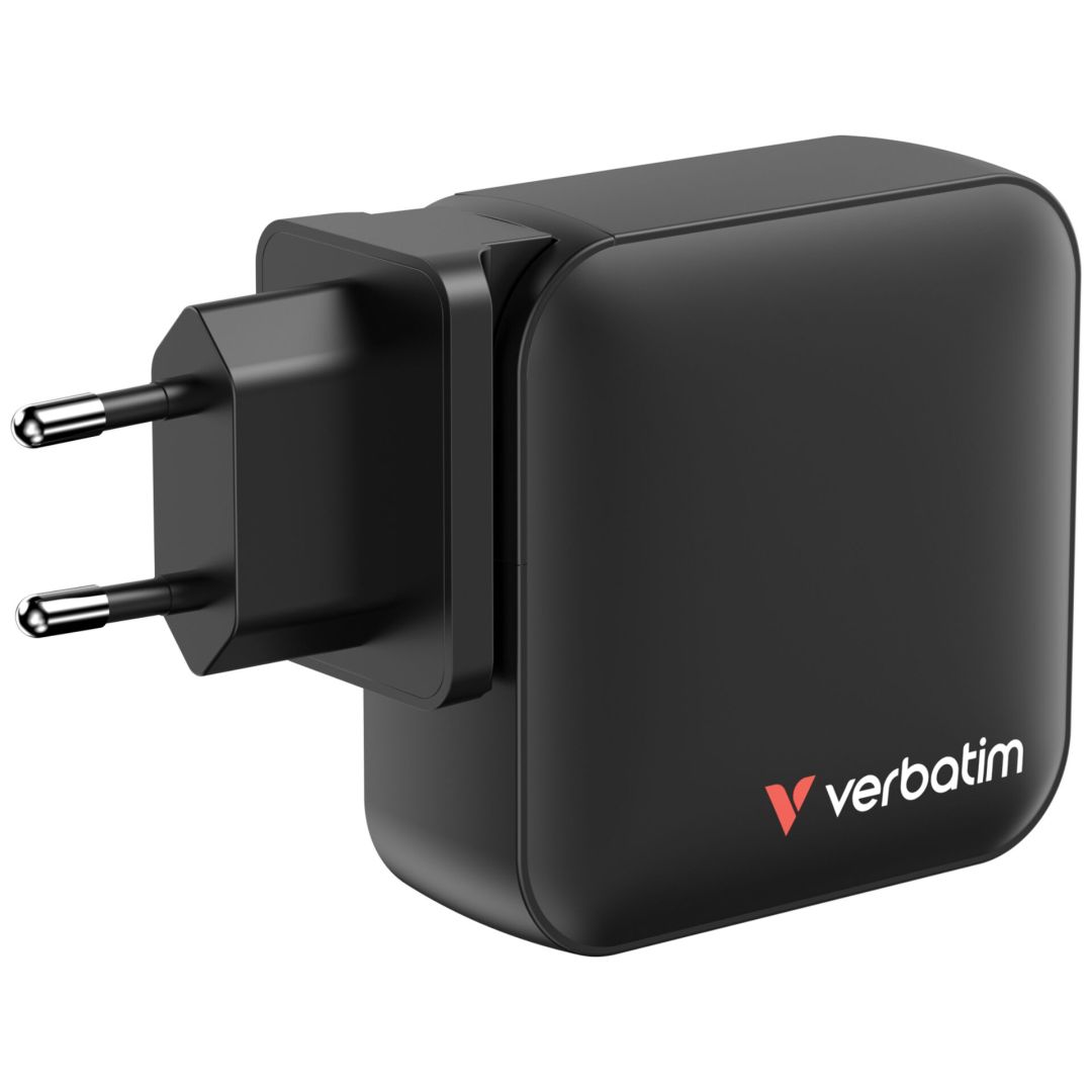 Verbatim Mini GaN Wall Charger 165W 4 Port Black