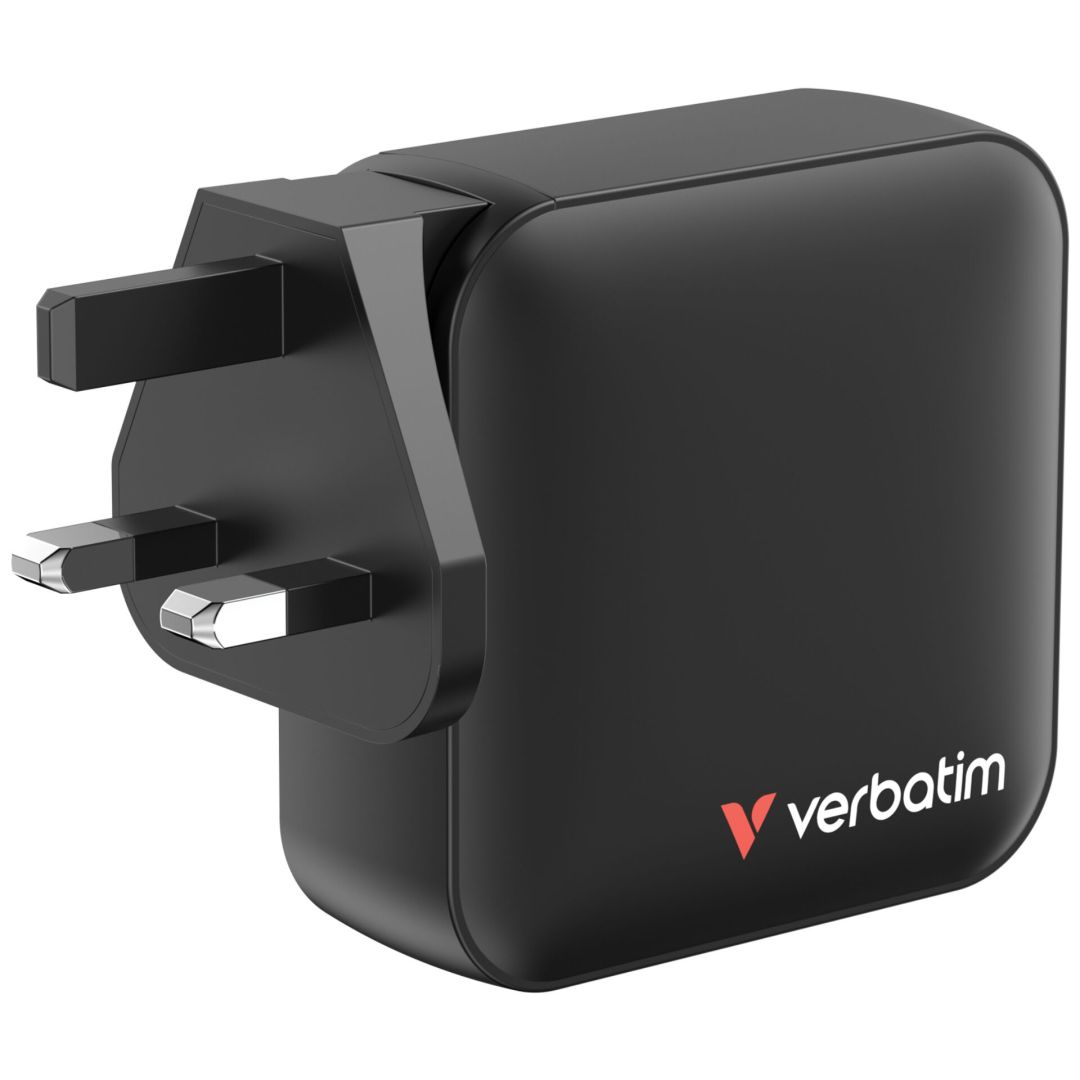 Verbatim Mini GaN Wall Charger 165W 4 Port Black
