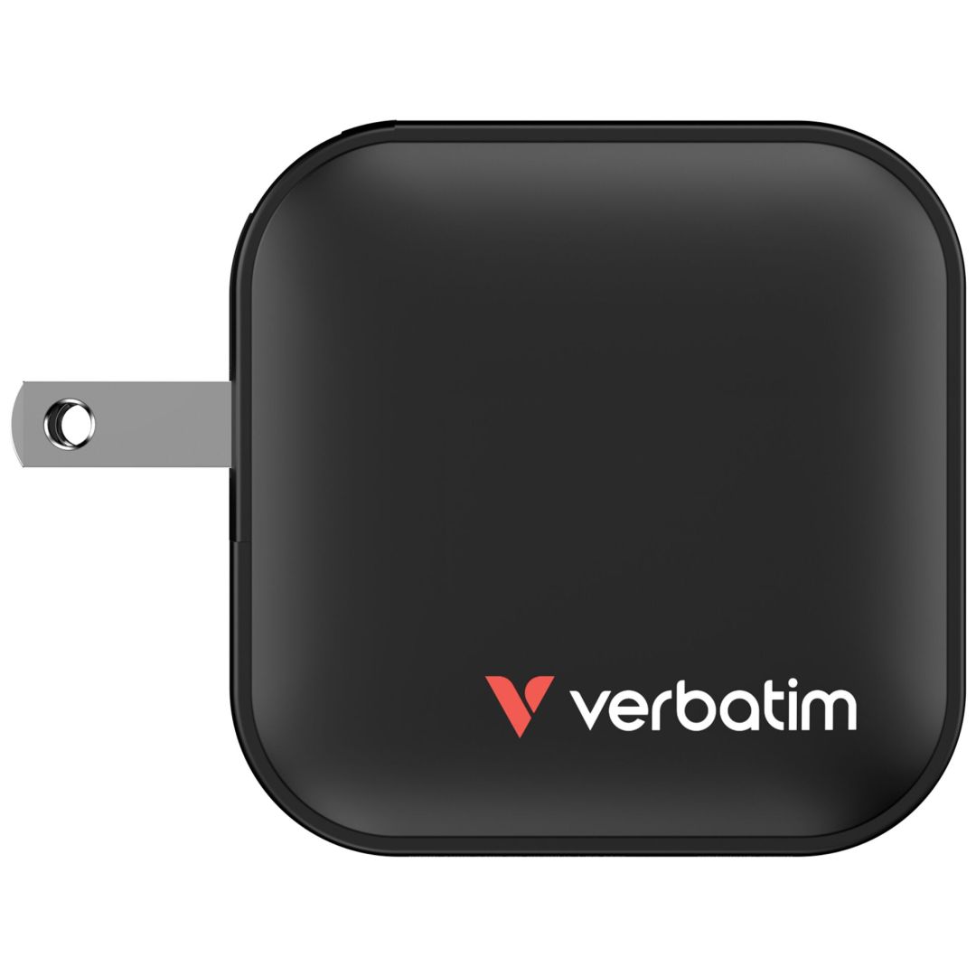 Verbatim Mini GaN Wall Charger 70W 3 Port Black
