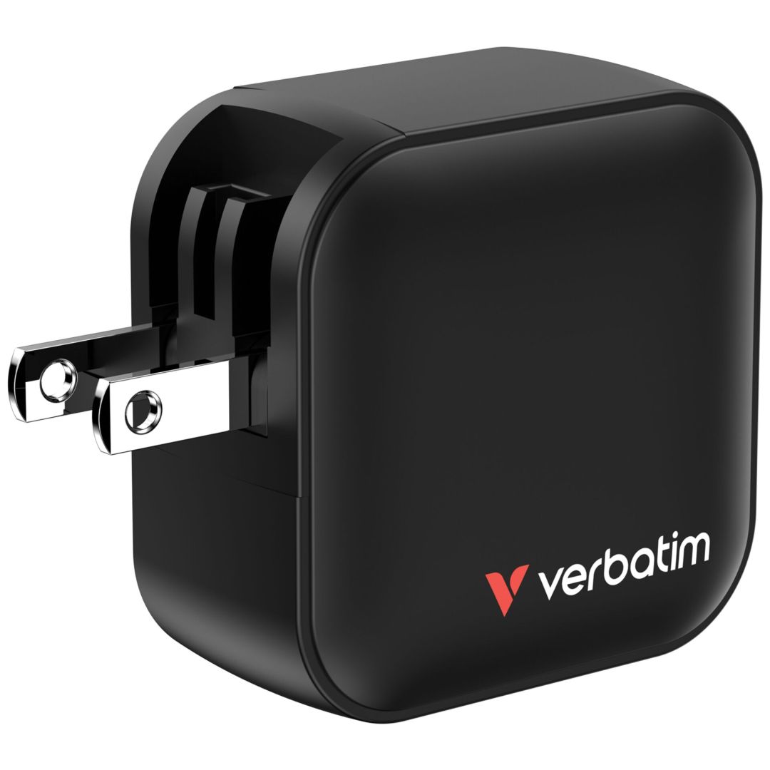 Verbatim Mini GaN Wall Charger 70W 3 Port Black