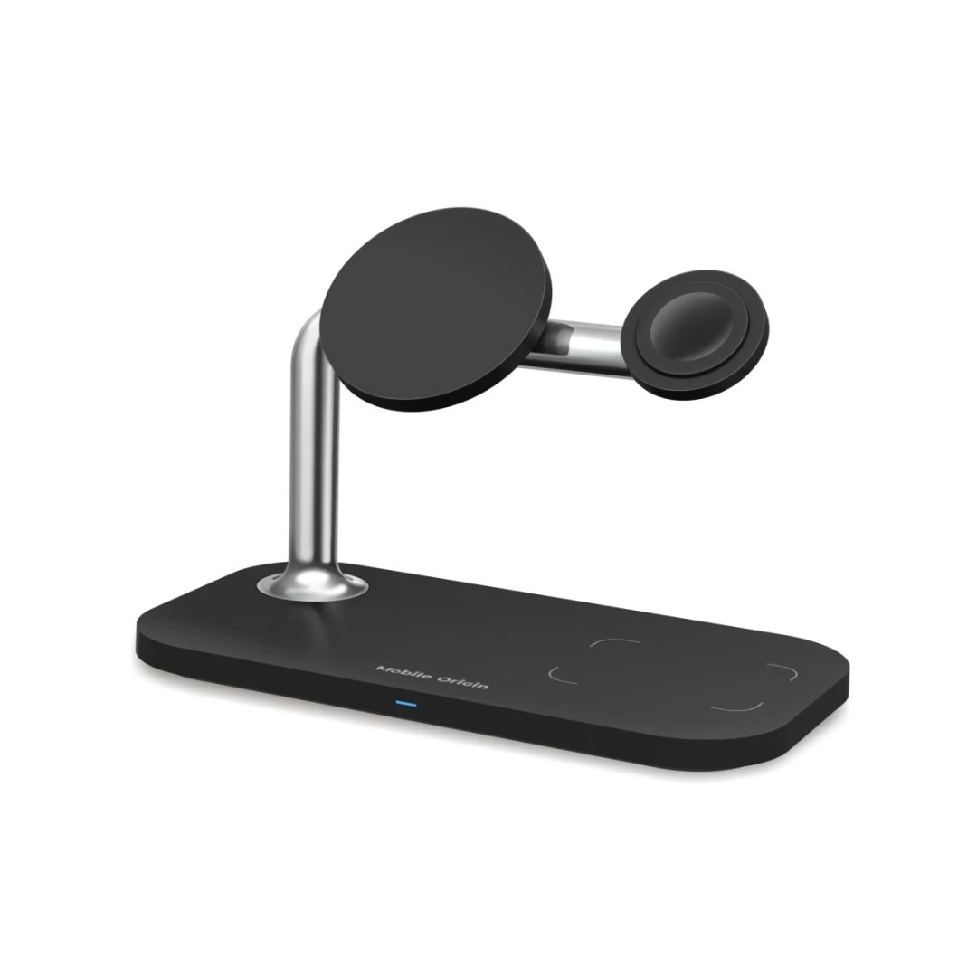 Mobile Origin 3 in 1 Wireless charger Black