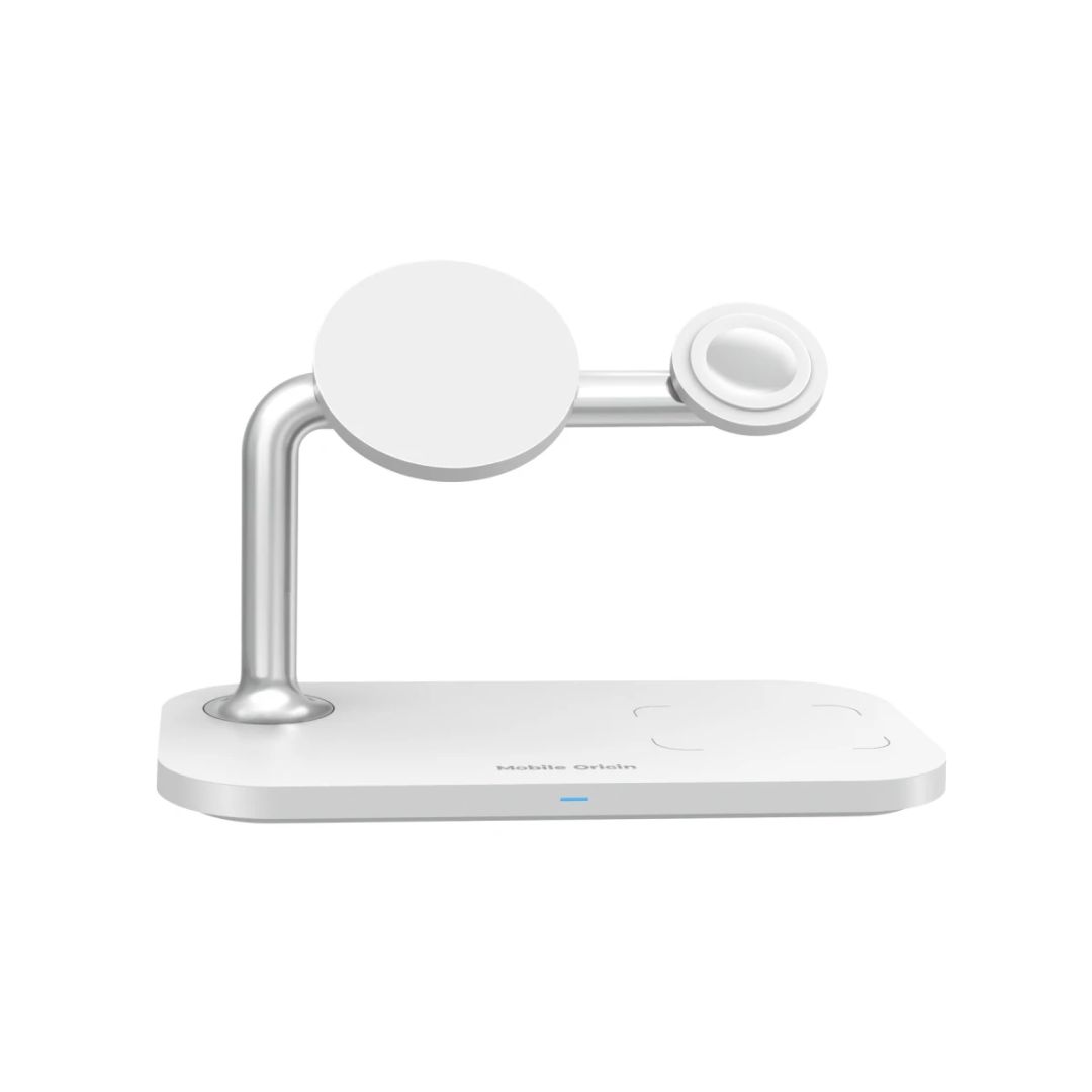 Mobile Origin 3 in 1 Wireless charger White