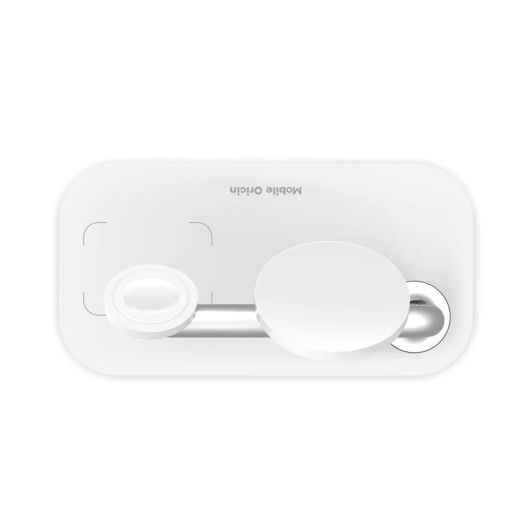 Mobile Origin 3 in 1 Wireless charger White