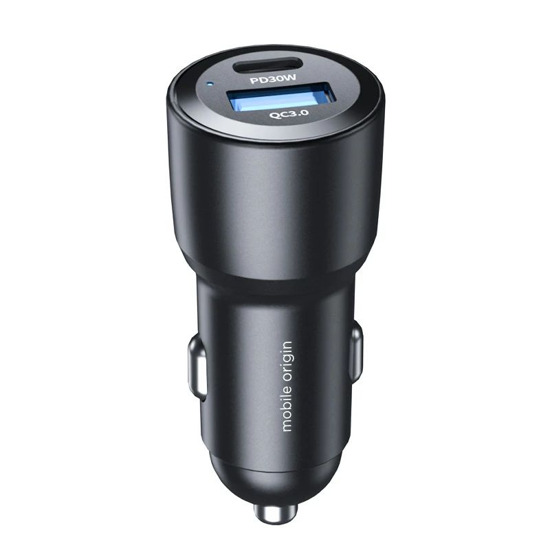 Mobile Origin Car Charger 60W USB-C and USB-A