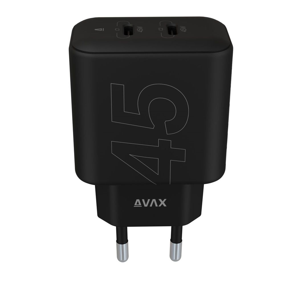Avax CH602B Speedy 45W GaN Fast Charger Black