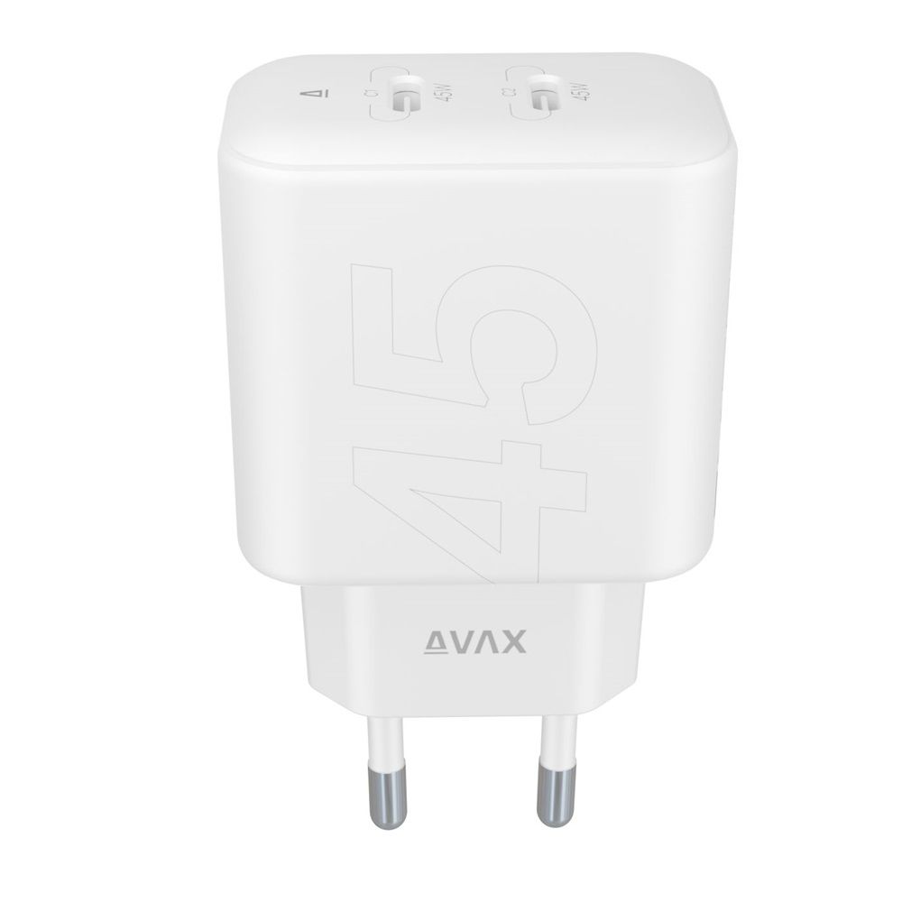 Avax CH602B Speedy 45W GaN Fast Charger White
