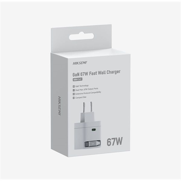 HikSEMI 67W Wall Charger White