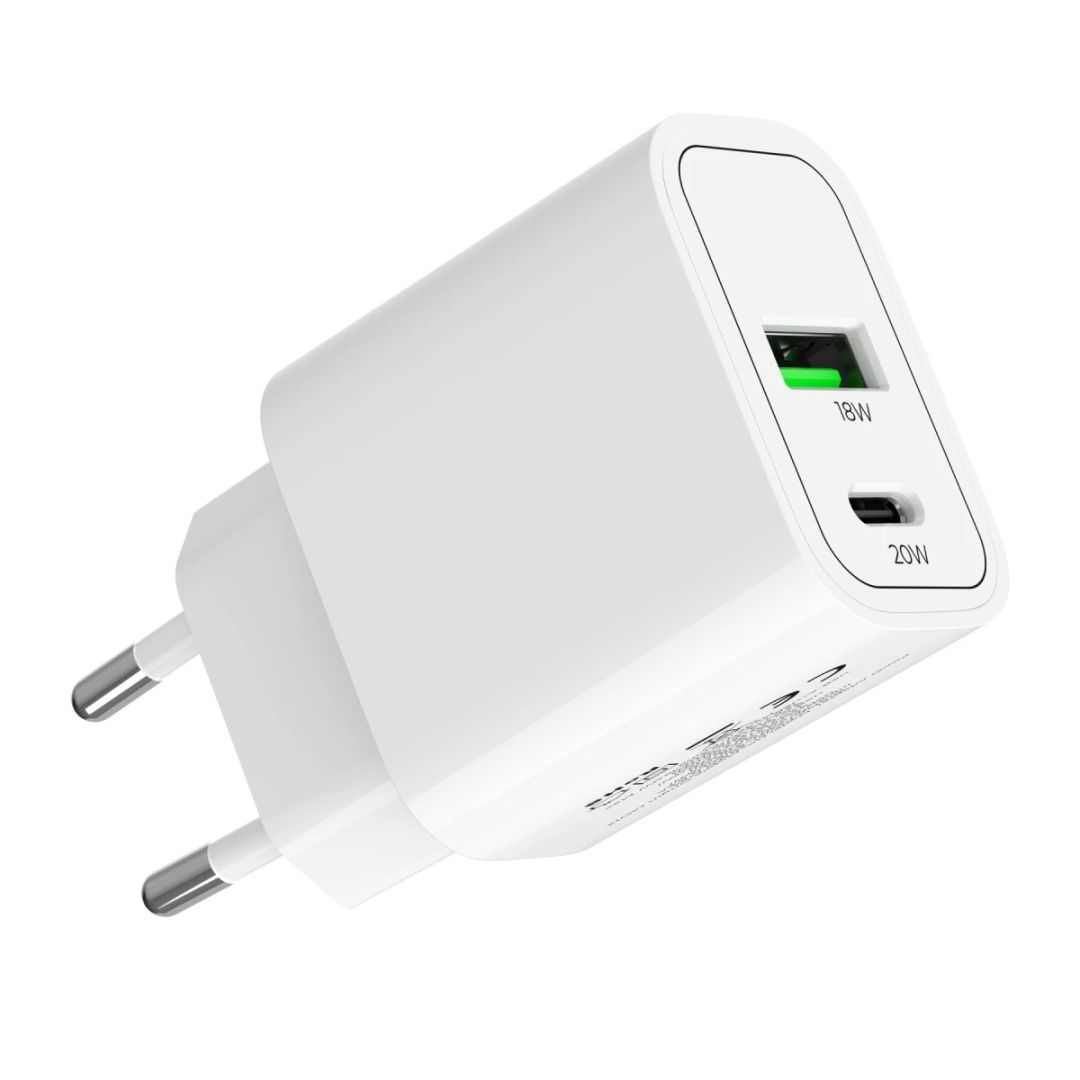 Mobile Origin PD20W Wall Charger MO12, 1 USB-A + 1 USB-C