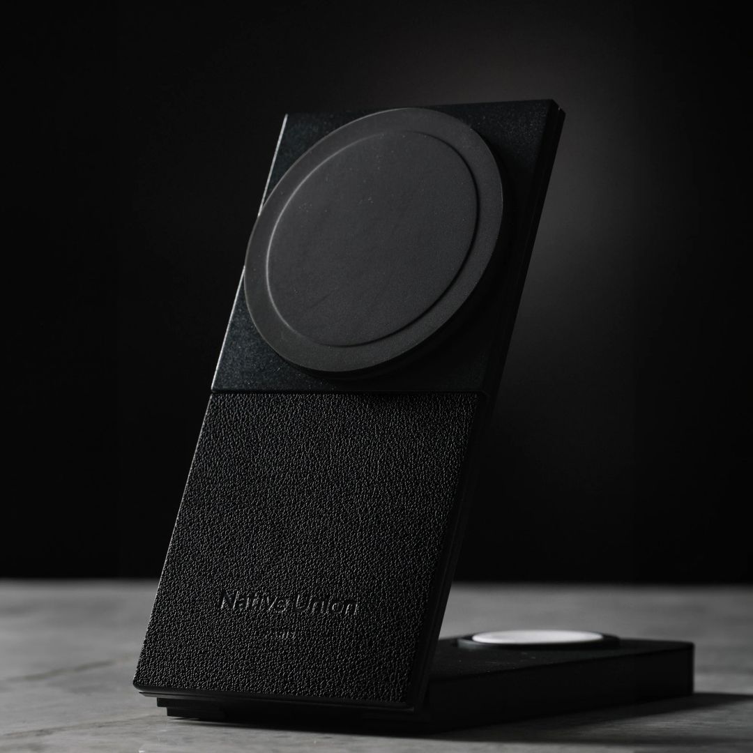 Native Union Rise 3-in-1 Qi2 wireless charger international Black