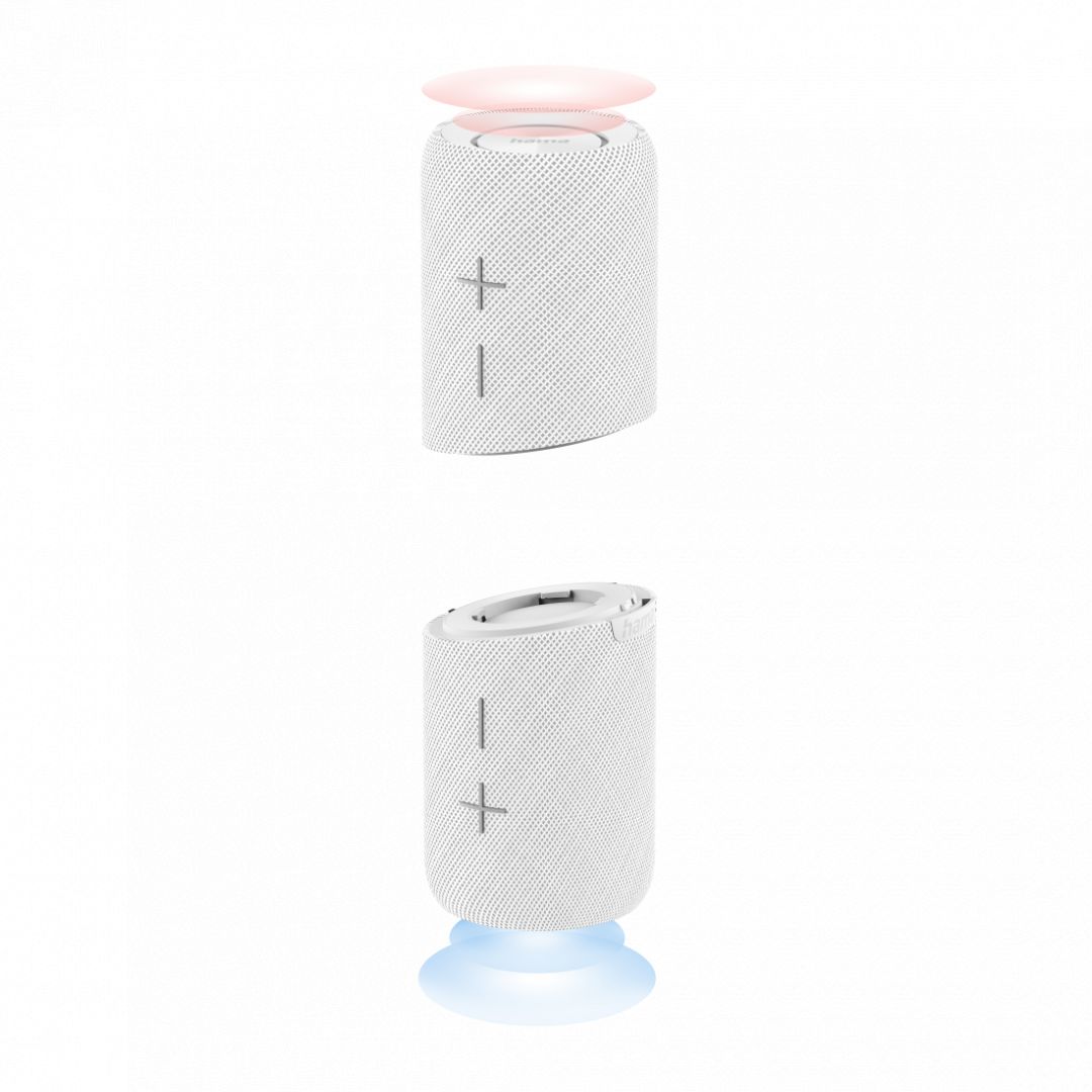 Hama Twin 2.0 Bluetooth Speaker White