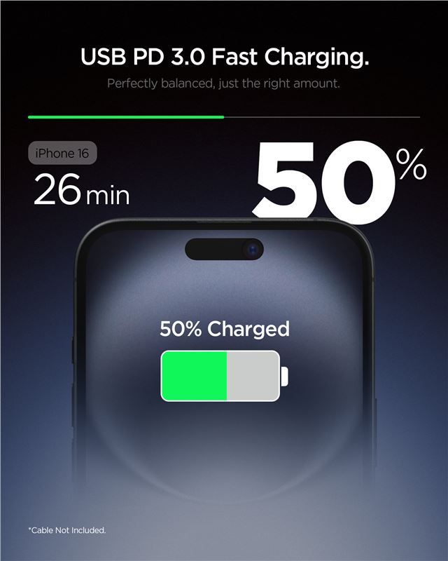 Spigen Essential 20W Wall Charger EE201EU White