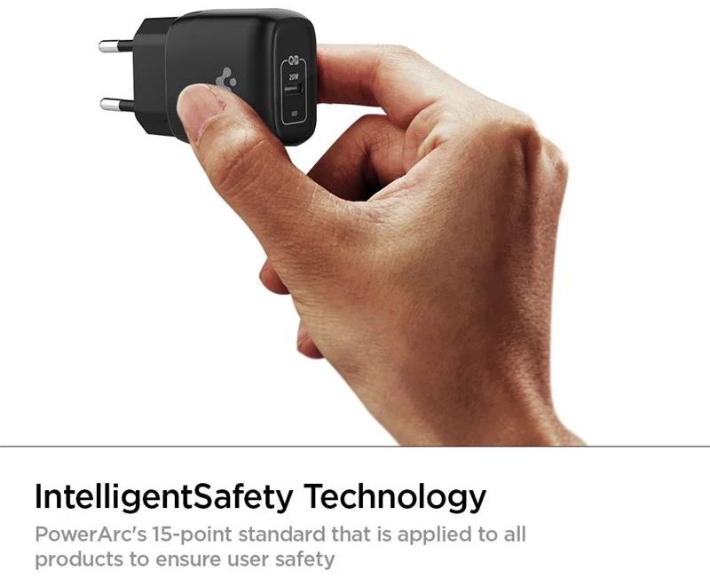 Spigen PowerArc ArcStation USB-C PD 3.0 20W Black