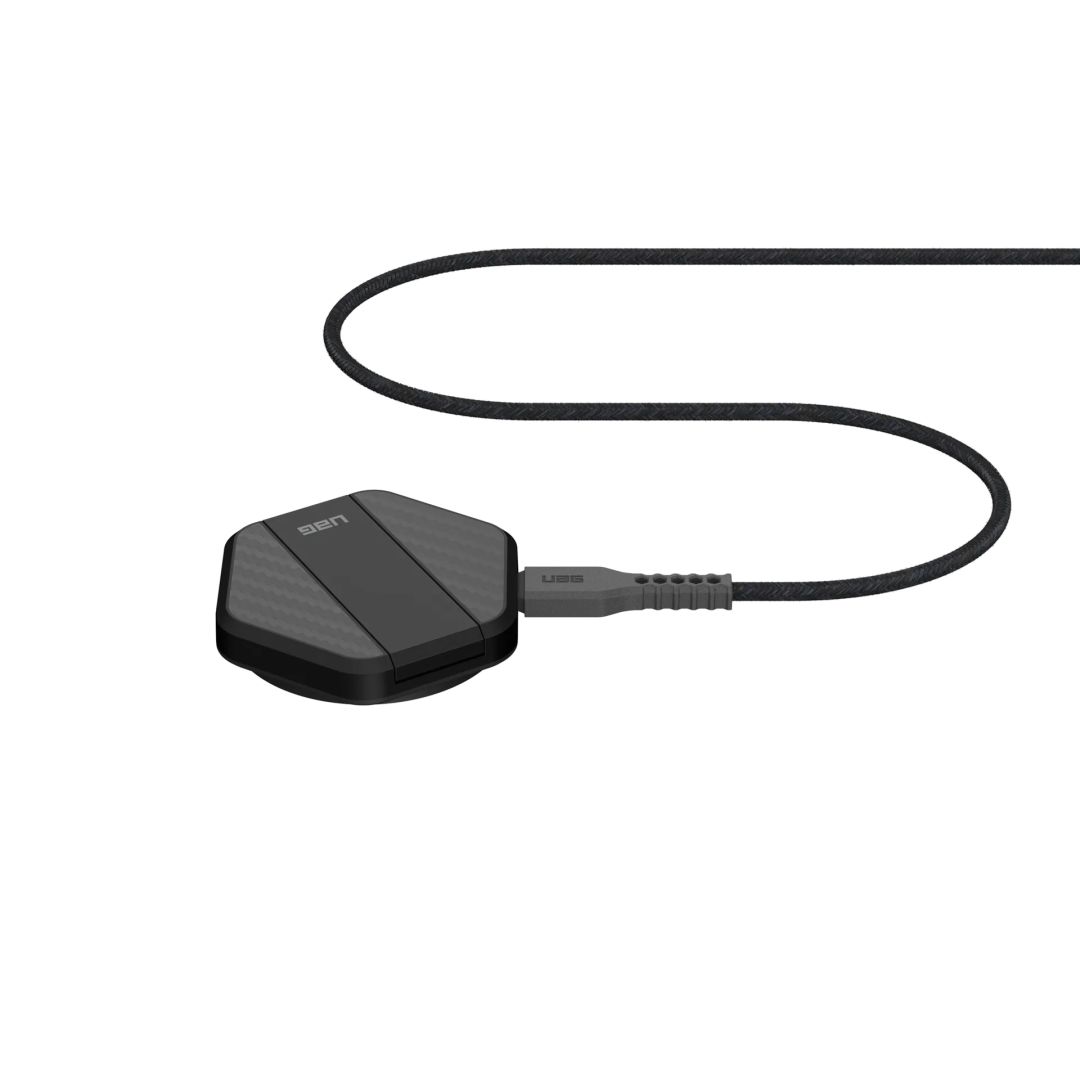 UAG Wireless Charging pad with kick stand Black/Carbon fiber