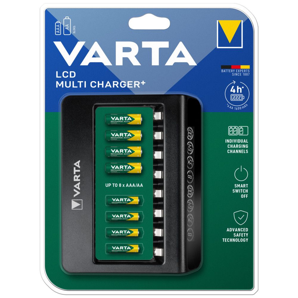 Varta LCD Multi Charger+ Black