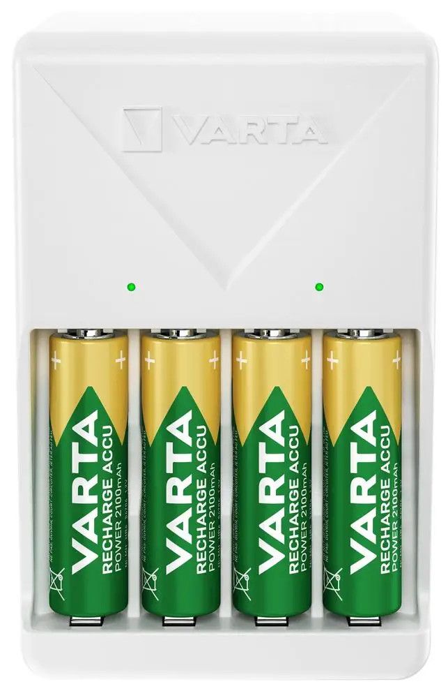 Varta Plug Charger + 4x AA 2100mAh