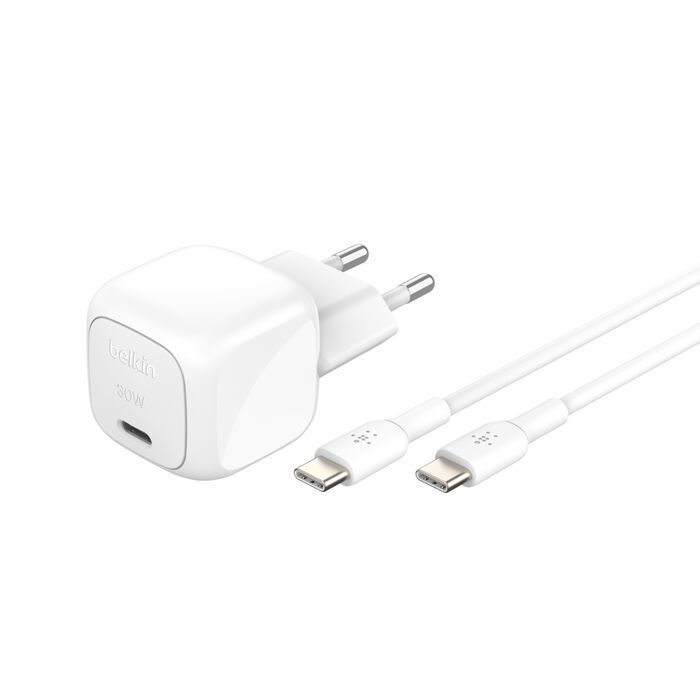 Belkin BoostCharge USB-C Charger 30W White