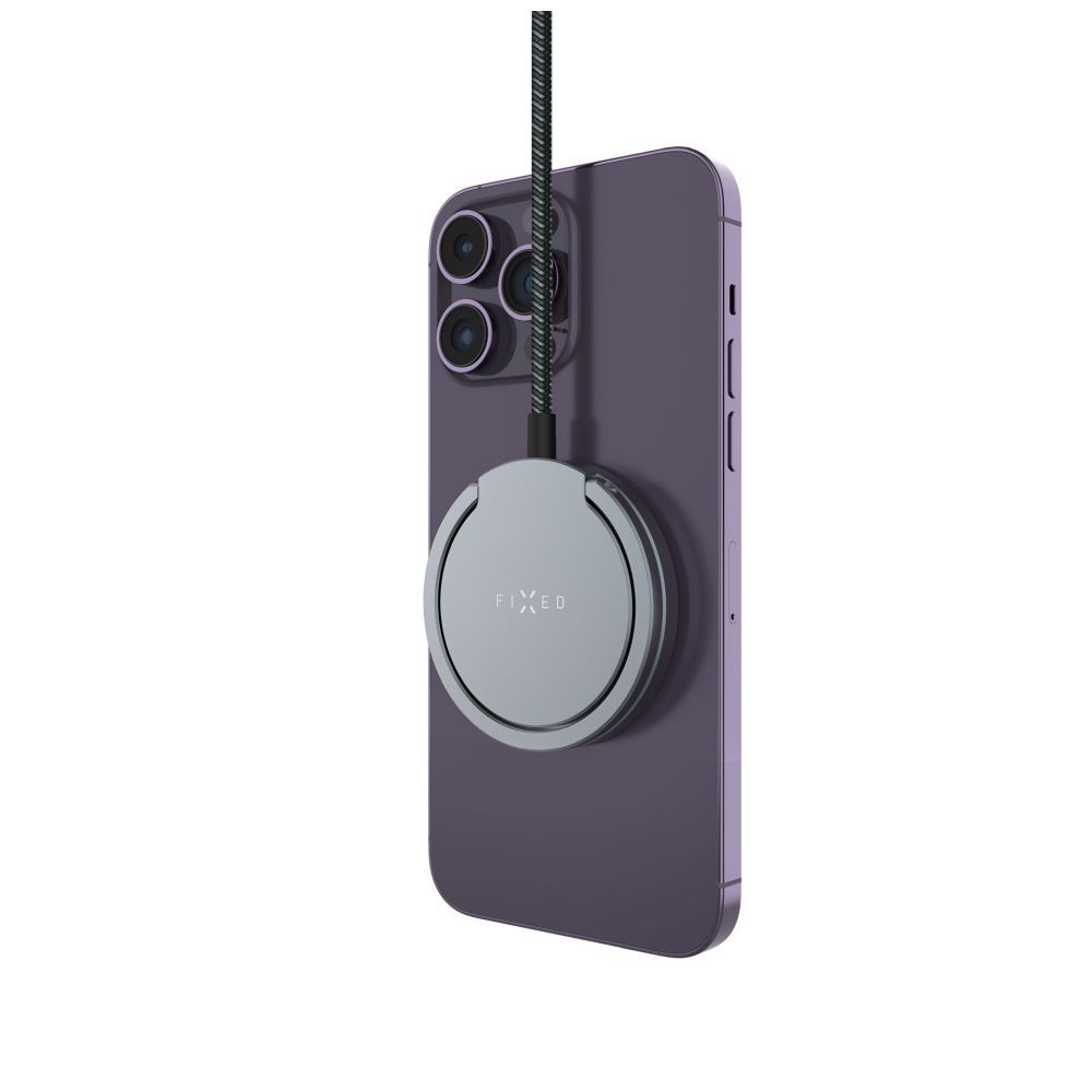 FIXED Wireless töltő Magsafe támogatással, szürke