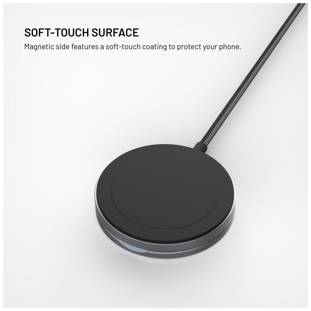 FIXED Wireless töltő Magsafe támogatással, szürke