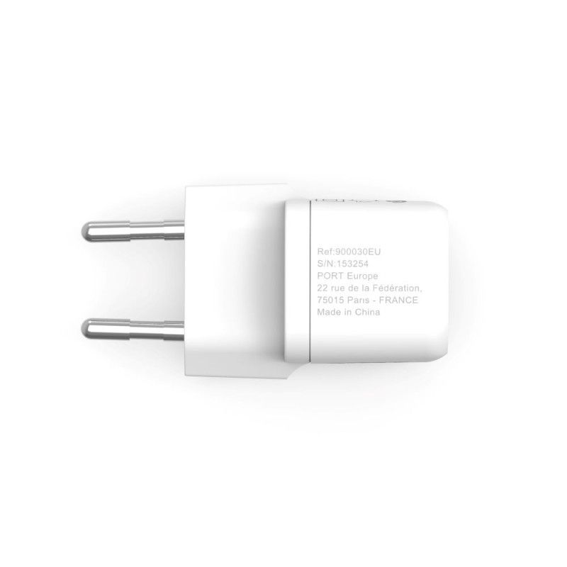Port Designs 20W USB-C Pocket Wall Charger White