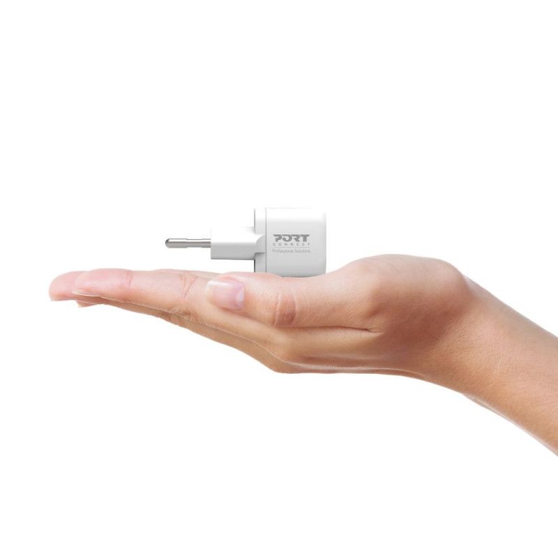 Port Designs 20W USB-C Pocket Wall Charger White