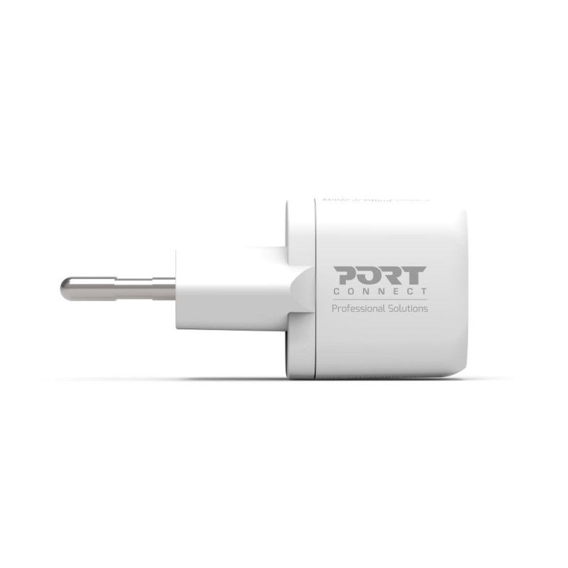 Port Designs 20W USB-C Pocket Wall Charger White