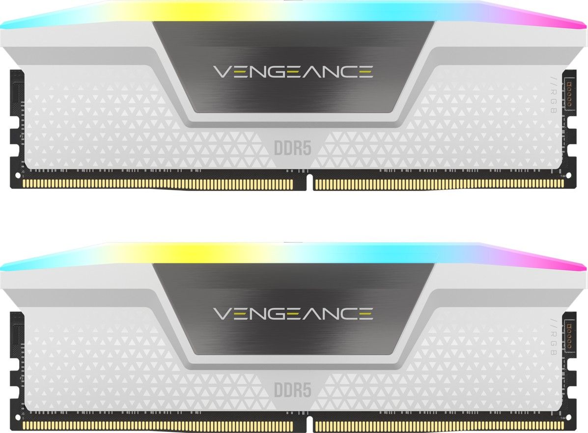 Corsair 32GB DDR5 5600MHz Kit (2x16GB) Vengeance RGB White