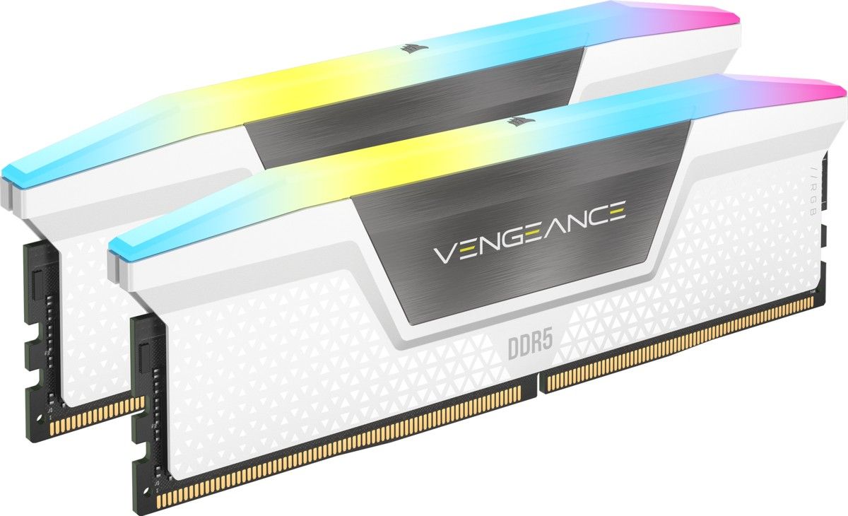 Corsair 32GB DDR5 5600MHz Kit (2x16GB) Vengeance RGB White