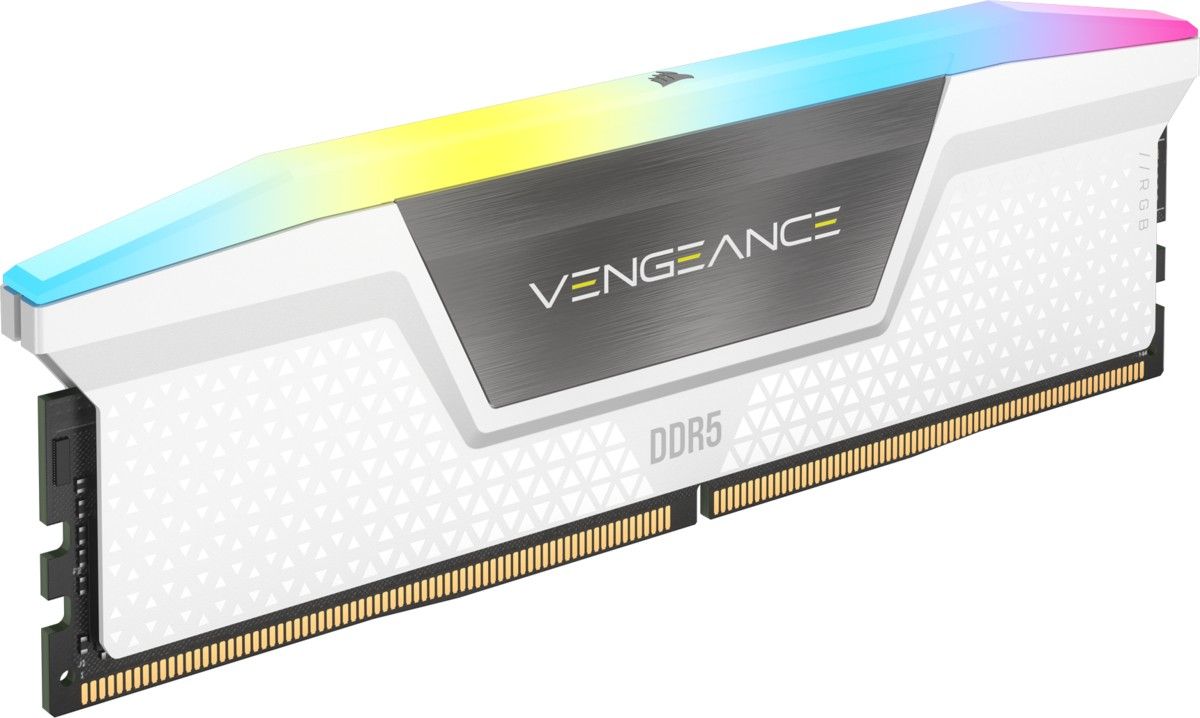 Corsair 32GB DDR5 5600MHz Kit (2x16GB) Vengeance RGB White