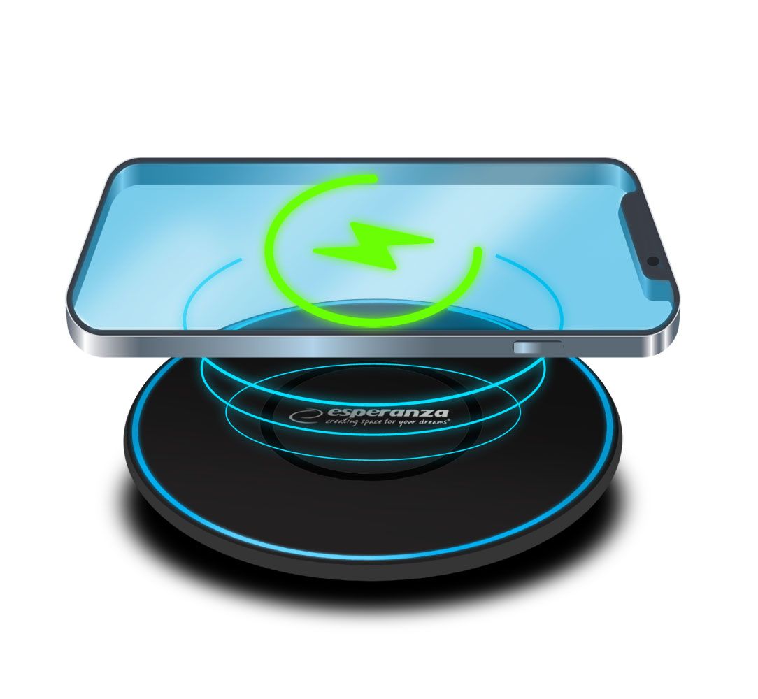 Esperanza EZC103 Quantum wireless charger 10W Black