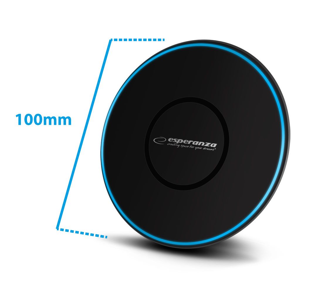 Esperanza EZC103 Quantum wireless charger 10W Black